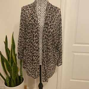ARITZIA EVIL TWIN Cheetah Print Cardigan